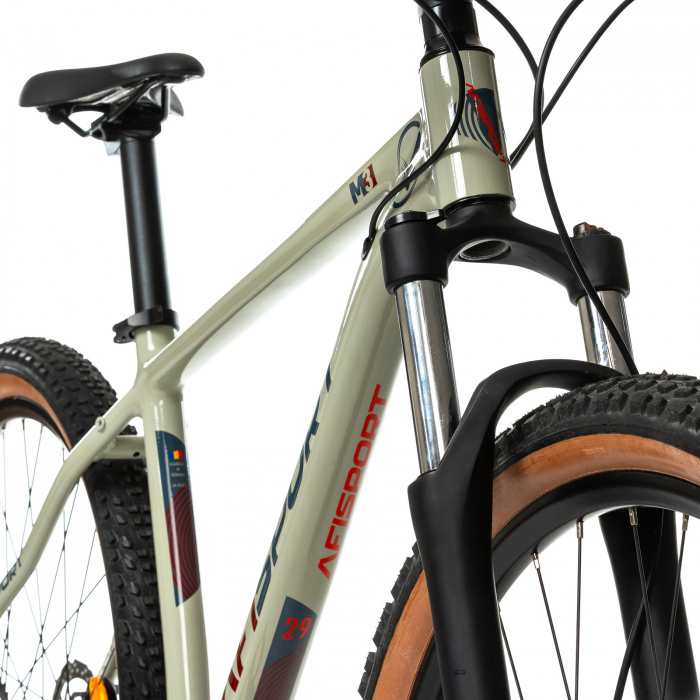 Bicicleta MTB-HT 29" AFISPORT M3, cadru aluminiu, manete secventiale, frane hidraulice, 24 viteze [4]