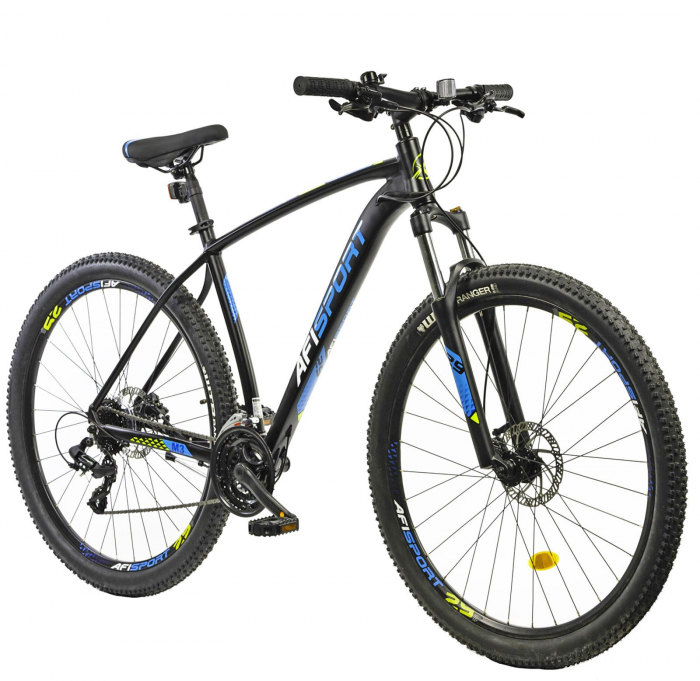 Bicicleta MTB-HT 29" AFISPORT M3, cadru aluminiu, manete secventiale, frane hidraulice, 24 viteze [2]