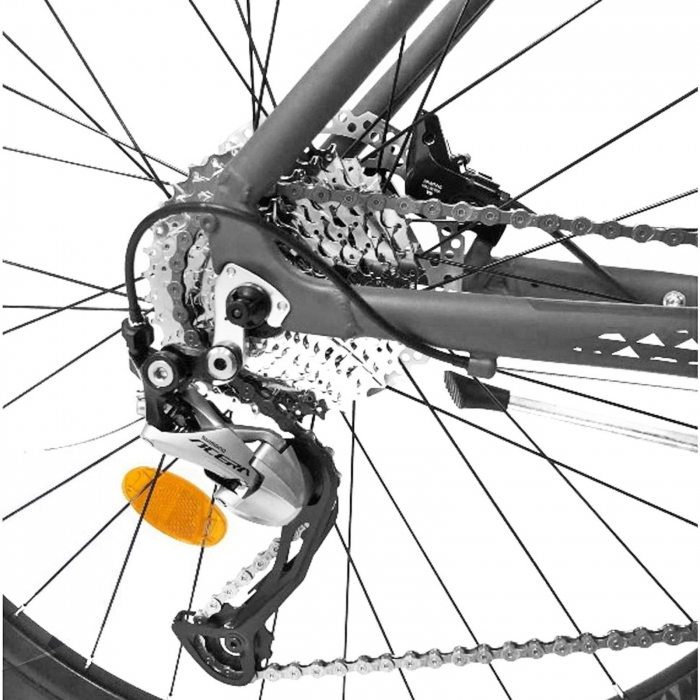 Bicicleta MTB-HT 29" AFISPORT M5, cadru aluminiu, manete secventiale, frane hidraulice, 18 viteze [5]