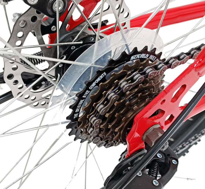 Bicicleta MTB-HT 29" BR One, cadru otel, frane disc, manete secventiale, 21 viteze [9]