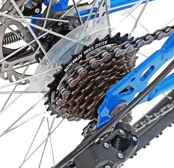 Bicicleta MTB-HT 29" BR One, cadru otel, frane disc, manete secventiale, 21 viteze [9]