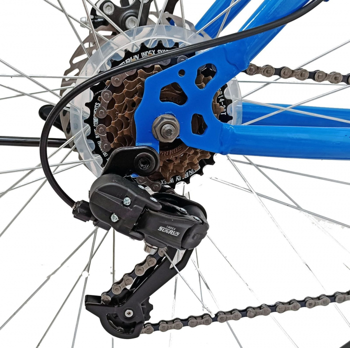 Bicicleta MTB-HT 29" BR One, cadru otel, frane disc, manete secventiale, 21 viteze [8]