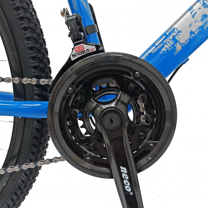 Bicicleta MTB-HT 29" BR Target, cadru otel, manete secventiale, frane disc, 21 viteze [8]