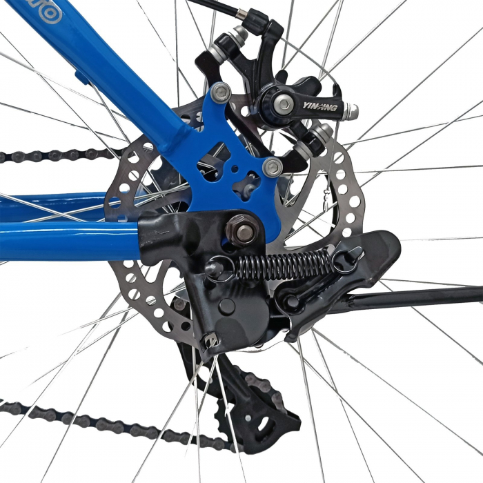 Bicicleta MTB-HT 29" BR Target, cadru otel, manete secventiale, frane disc, 21 viteze [4]