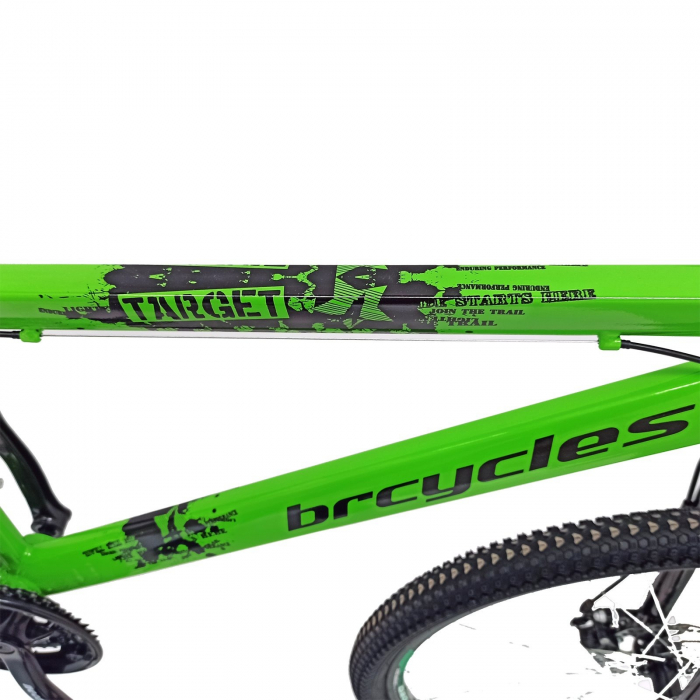 Bicicleta MTB-HT 29" BR Target, cadru otel, manete secventiale, frane disc, 21 viteze [14]