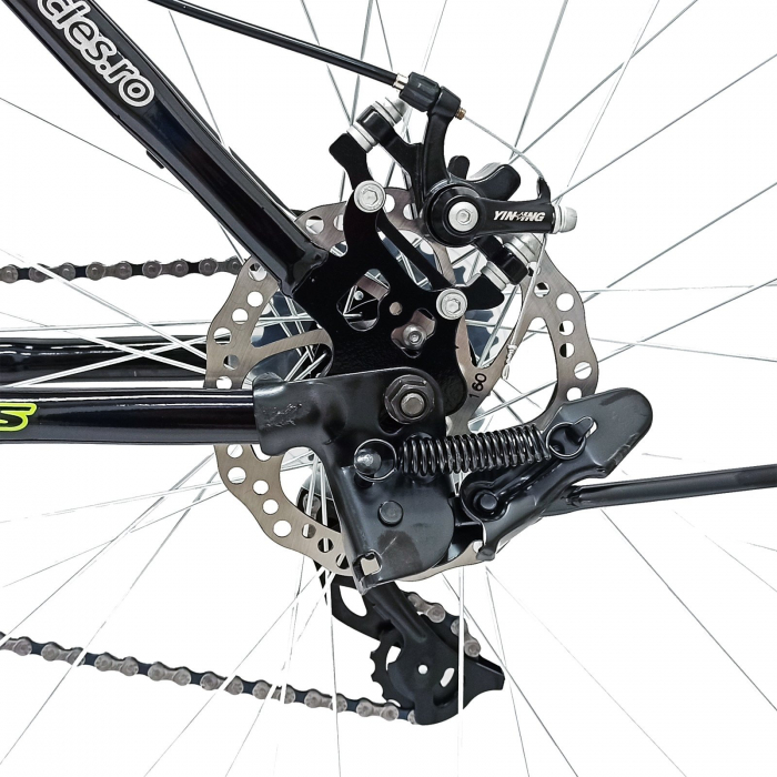 Bicicleta MTB-HT 29" BR Target, cadru otel, manete secventiale, frane disc, 21 viteze [4]