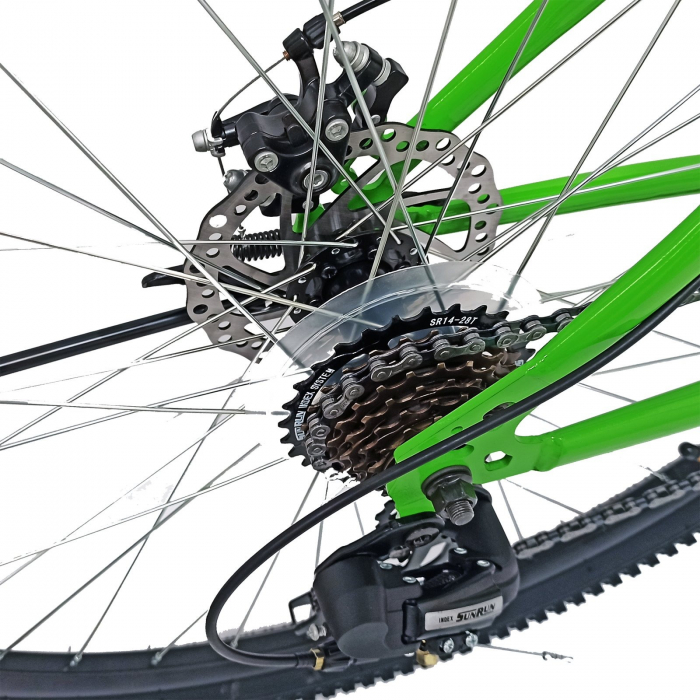 Bicicleta MTB-HT 29" BR Target, cadru otel, manete secventiale, frane disc, 21 viteze [11]