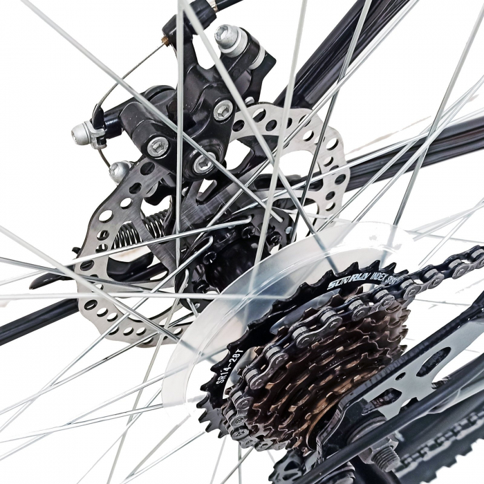 Bicicleta MTB-HT 29" BR Target Carrier, cadru otel 17', manete secventiale, frane disc, 21 viteze [12]