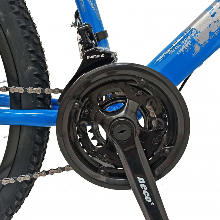 Bicicleta MTB-HT 29" BR Target Carrier, cadru otel 17', manete secventiale, frane disc, 21 viteze [9]