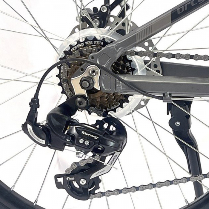 Bicicleta MTB-HT 29" BR Tornado, cadru aluminiu, manete secventiale, frane disc, 21 viteze [10]