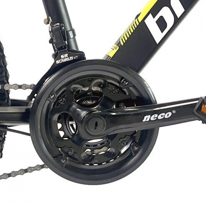 Bicicleta MTB-HT 29" BR Tornado, cadru aluminiu, manete secventiale, frane disc, 21 viteze [9]