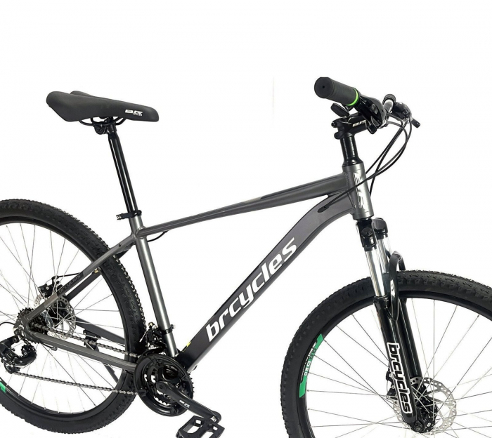 Bicicleta MTB-HT 29" BR Tornado, cadru aluminiu, manete secventiale, frane disc, 21 viteze [2]