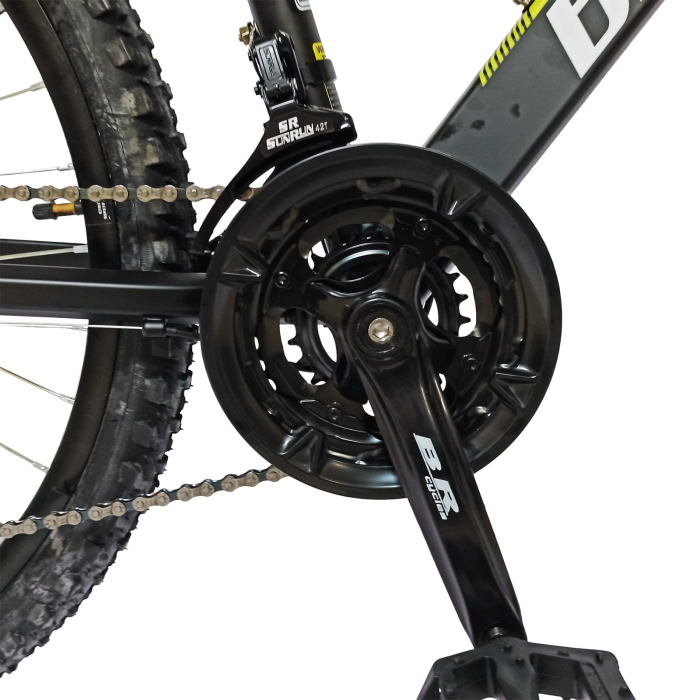 Bicicleta MTB-HT 29" BR Tornado Carrier, cadru aluminiu 18", manete secventiale, frane disc, 21 viteze [9]