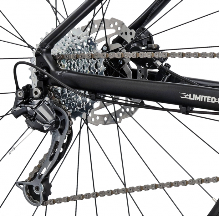 Bicicleta MTB-HT 29" KROSS Level LTD, cadru aluminiu 19", manete secventiale, frane hidraulice, 18 viteze, negru/gri [12]