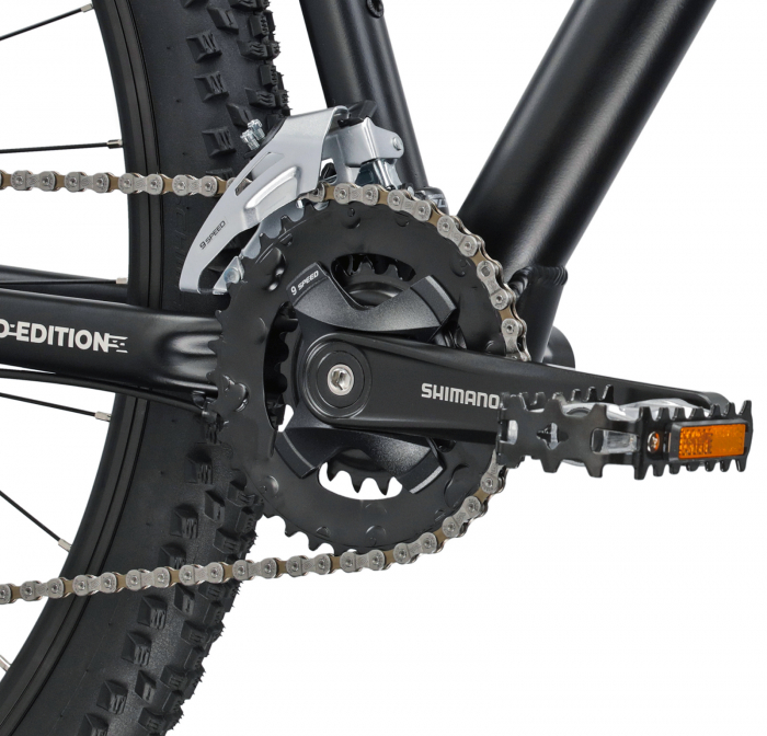 Bicicleta MTB-HT 29" KROSS Level LTD, cadru aluminiu 19", manete secventiale, frane hidraulice, 18 viteze, negru/gri [11]