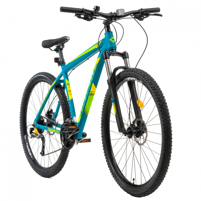 Bicicleta MTB-HT 29" COLINELLI 2927, cadru aluminiu, manete secventiale, frane disc, 24 viteze [2]