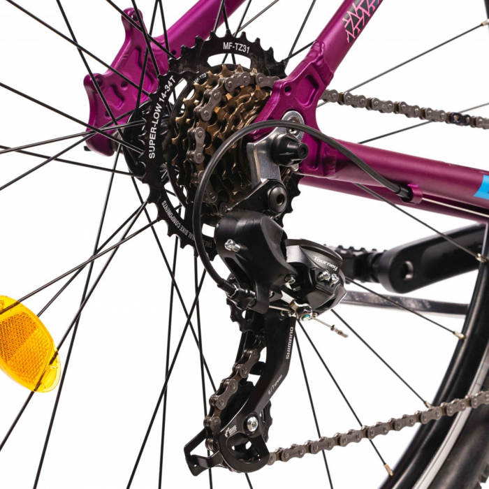 Bicicleta MTB-HT 29" DHS Terrana 2922, cadru aluminiu, manete secventiale, frane V-Brake, 21 viteze [7]