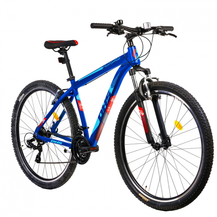 Bicicleta MTB-HT 29" DHS Terrana 2923, cadru aluminiu, manete secventiale, frane V-Brake, 21 viteze [2]