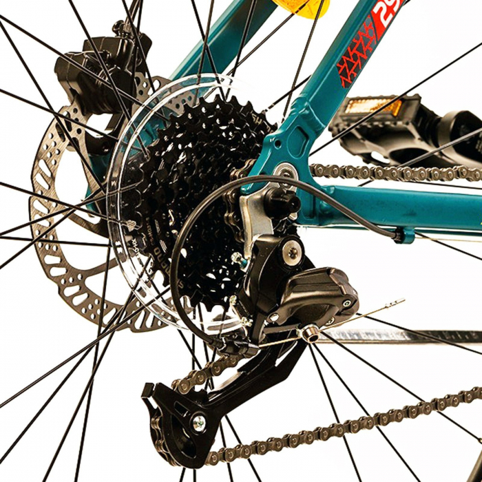 Bicicleta MTB-HT 29" DHS Terrana 2927, cadru aluminiu, manete secventiale, frane hidraulice, 24 viteze [8]