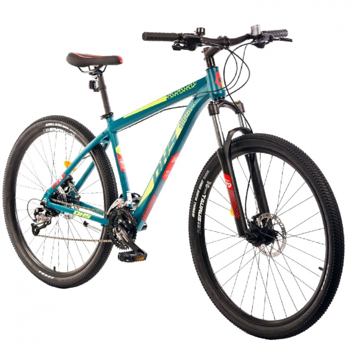 Bicicleta MTB-HT 29" DHS Terrana 2927, cadru aluminiu, manete secventiale, frane hidraulice, 24 viteze [2]