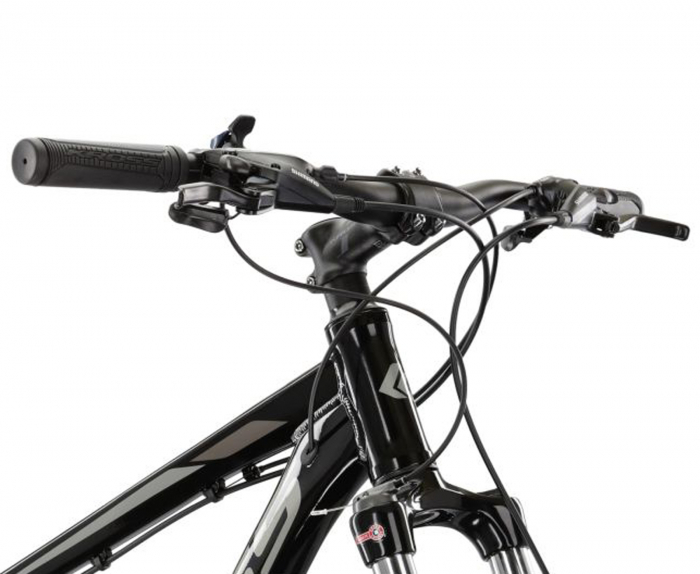 Bicicleta MTB-HT 29" KROSS Hexagon 6.0, cadru aluminiu 21", manete secventiale, frane hidraulice, 24 viteze, negru/gri [7]