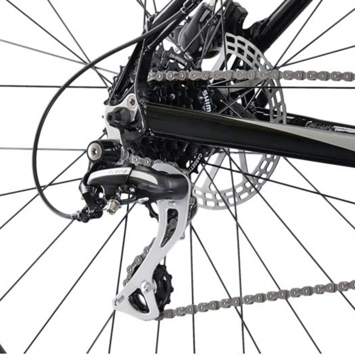 Bicicleta MTB-HT 29" KROSS Hexagon 6.0, cadru aluminiu 19", manete secventiale, frane hidraulice, 24 viteze, negru/gri [10]