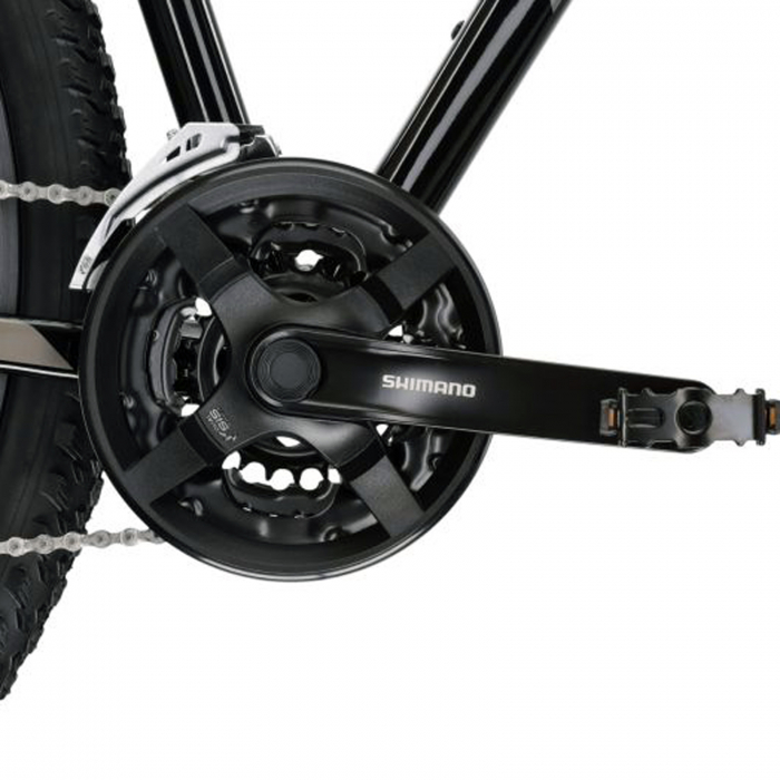 Bicicleta MTB-HT 29" KROSS Hexagon 6.0, cadru aluminiu 17", manete secventiale, frane hidraulice, 24 viteze, negru/gri [8]