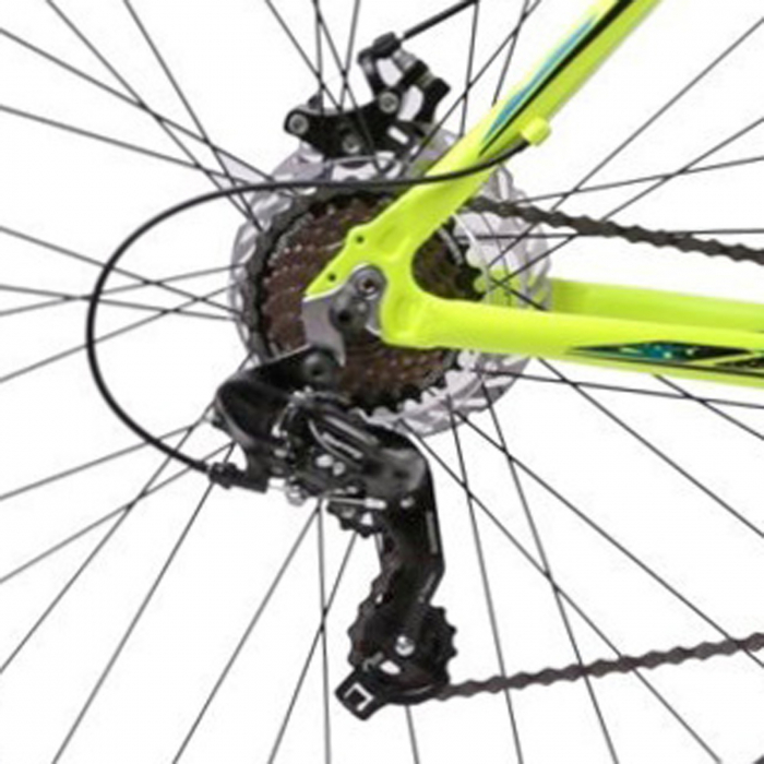 Bicicleta MTB-HT 27.5" OMEGA Gerry, cadru aluminiu 19.5", manete secventiale, frane disc, 21 viteze, rosu/negru [6]