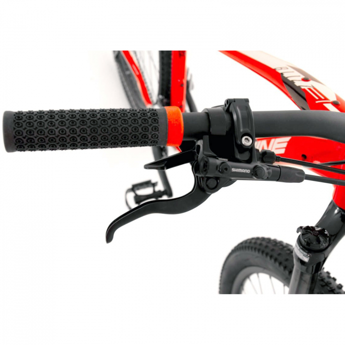 Bicicleta MTB-HT 29" ROCK MACHINE Blizz 30-29, cadru aluminiu 17", frane hidraulice, 18 viteze, rosu/negru [4]