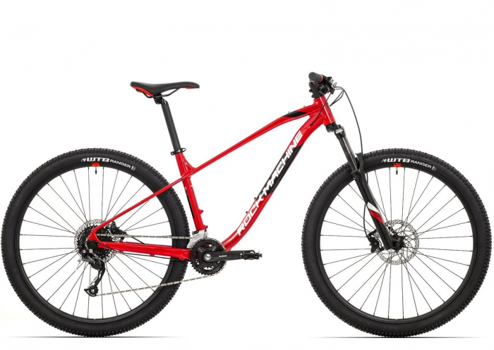 Bicicleta MTB-HT 29" ROCK MACHINE Blizz 30-29, cadru aluminiu 17", frane hidraulice, 18 viteze, rosu/negru [2]