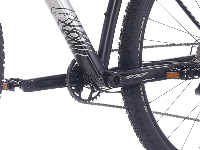 Bicicleta MTB-HT 29" SUPERIOR XC 6.5 29, cadru aluminiu 19.5", manete secventiale, frane hidraulice, 10 viteze, Matte Dark Chrome [4]