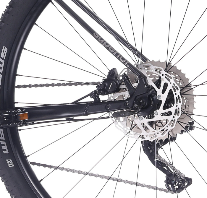 Bicicleta MTB-HT 29" SUPERIOR XC 6.5 29, cadru aluminiu 19.5", manete secventiale, frane hidraulice, 10 viteze, Matte Dark Chrome [3]