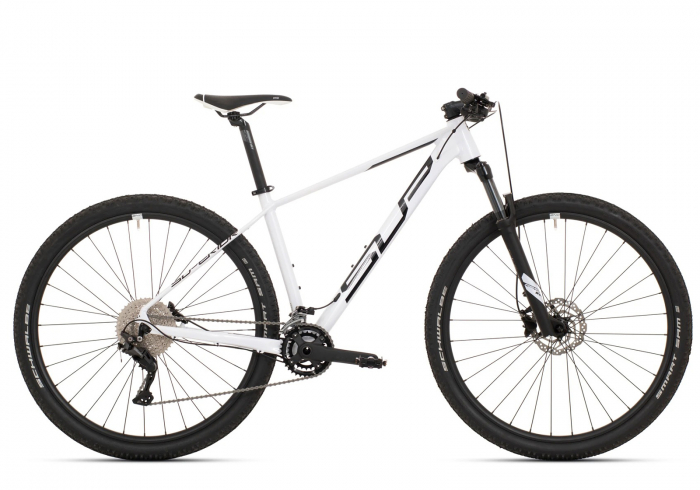 Bicicleta MTB-HT 29" SUPERIOR XC 879, cadru aluminiu 20", manete secventiale, frane hidraulice, 20 viteze, alb/negru [1]