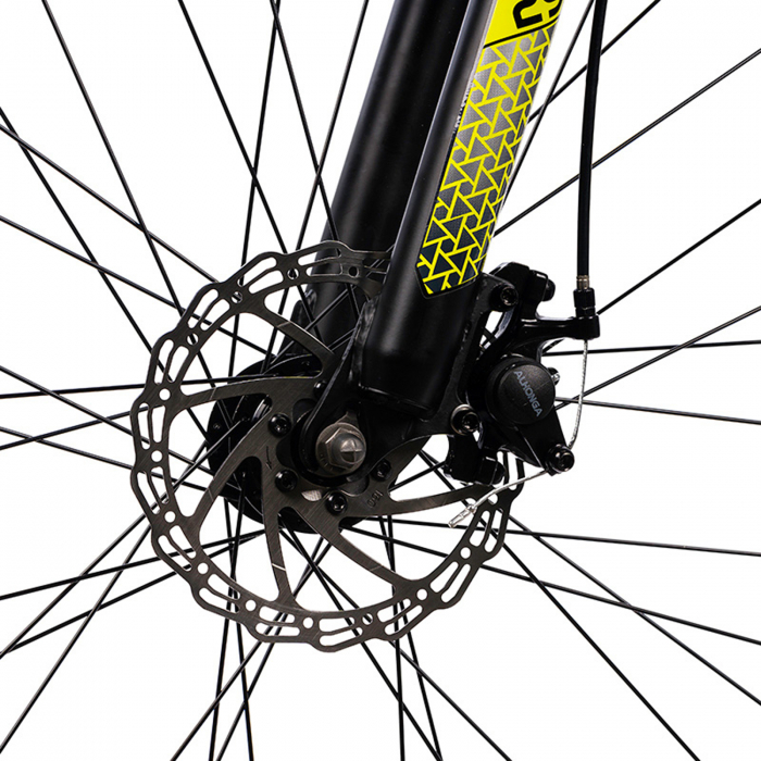 Bicicleta MTB-HT 29" TERRANA 2905, cadru otel 19.5", frane disc, 21 viteze, gri [4]