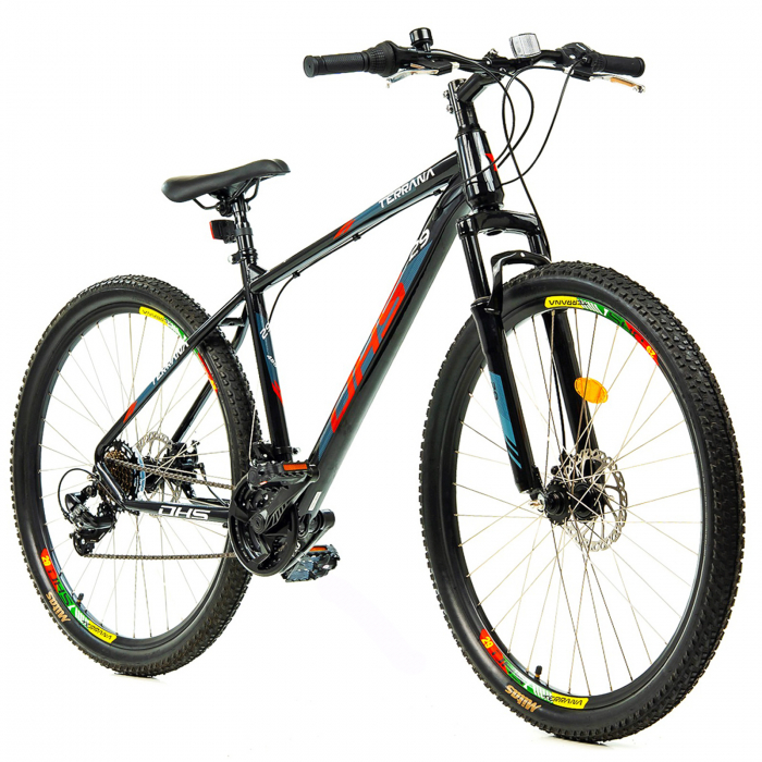 Bicicleta MTB-HT 29" TERRANA 2905, cadru otel, manete revoshift, frane disc, 21 viteze [1]