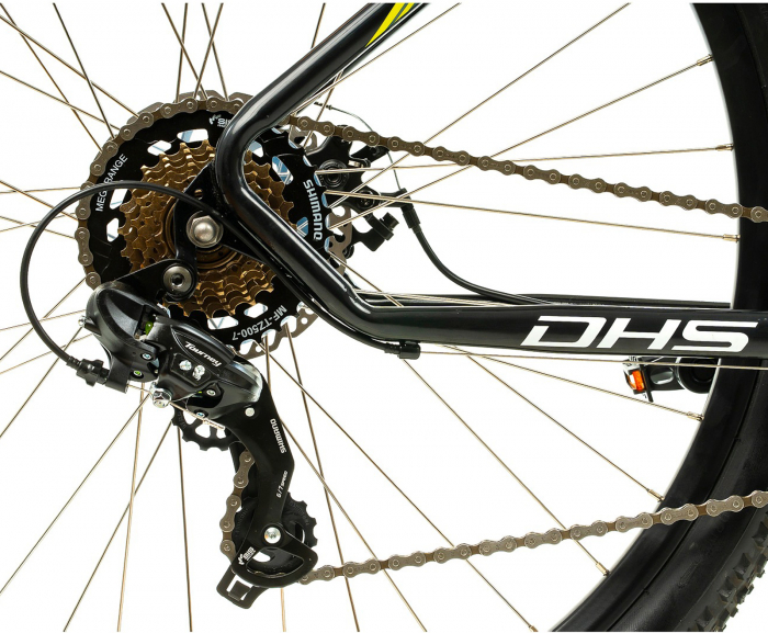 Bicicleta MTB-HT 29" TERRANA 2905, cadru otel, manete revoshift, frane disc, 21 viteze [7]