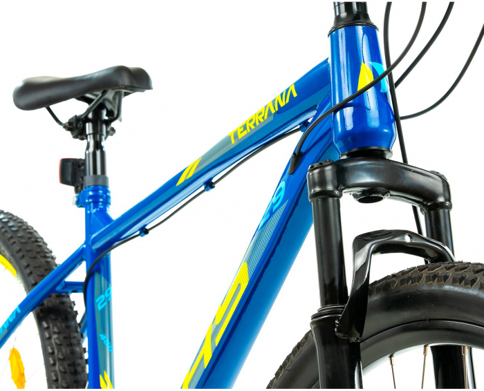 Bicicleta MTB-HT 29" TERRANA 2905, cadru otel, manete revoshift, frane disc, 21 viteze [4]