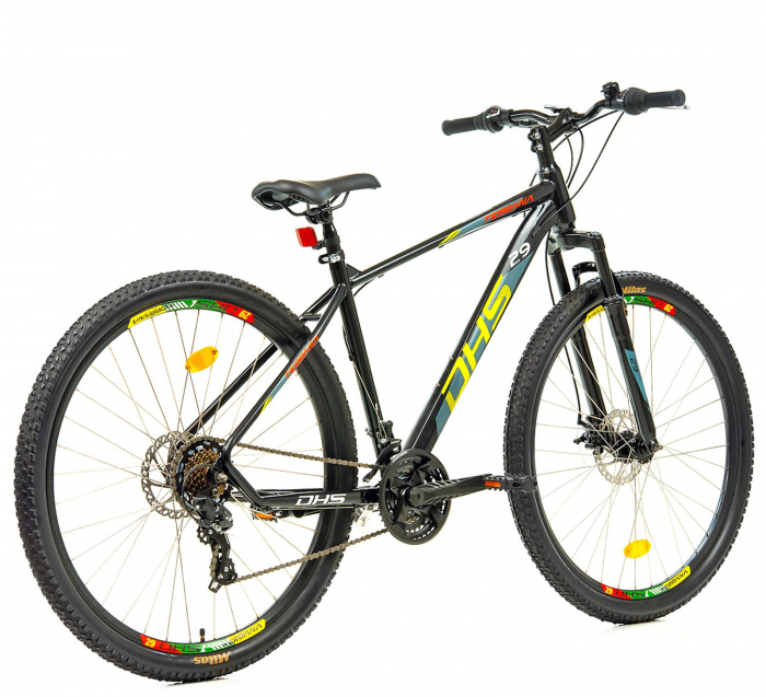 Bicicleta MTB-HT 29" TERRANA 2905, cadru otel, manete revoshift, frane disc, 21 viteze [3]