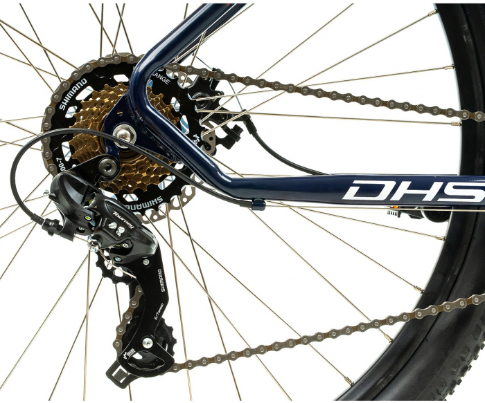 Bicicleta MTB-HT 29" TERRANA 2905, cadru otel, manete revoshift, frane disc, 21 viteze [7]