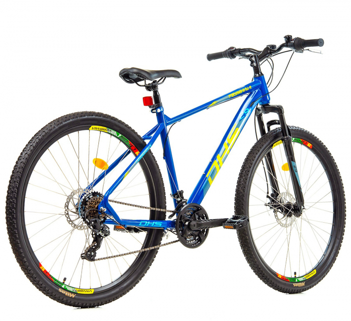 Bicicleta MTB-HT 29" TERRANA 2905, cadru otel, manete revoshift, frane disc, 21 viteze [3]