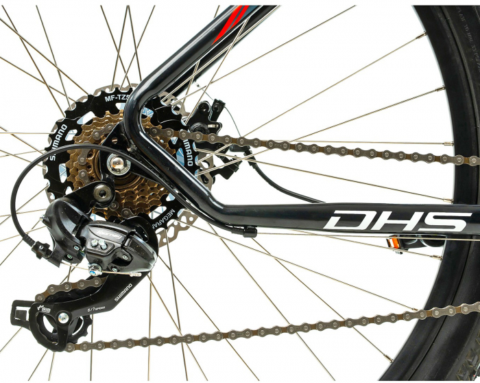 Bicicleta MTB-HT 29" TERRANA 2905, cadru otel, manete revoshift, frane disc, 21 viteze [7]