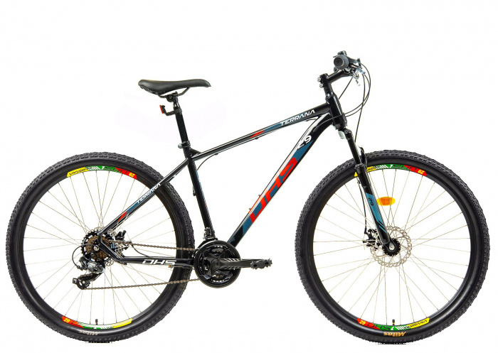 Bicicleta MTB-HT 29" TERRANA 2905, cadru otel, manete revoshift, frane disc, 21 viteze [2]