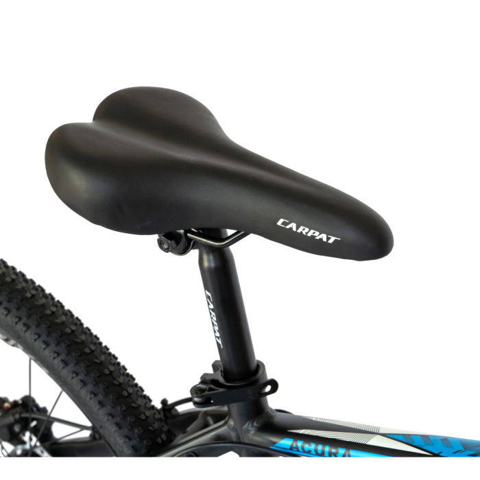 Bicicleta MTB-HT Acura, 21 viteze, Cadru Aluminiu, Roti 27.5 Inch, Frane Hidraulice, Carpat C2799H, culoare Negru/Albastru/Alb [4]
