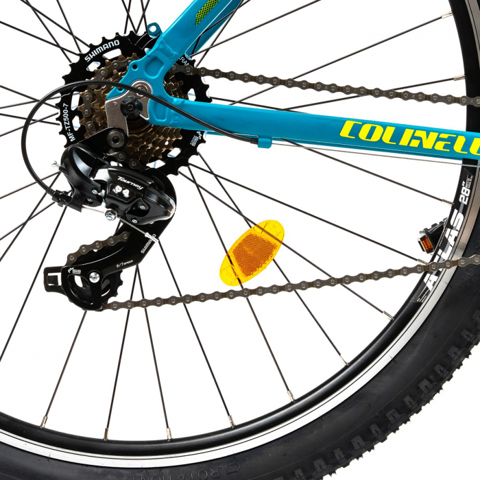 Bicicleta MTB-HT COLINELLI 2923, cadru aluminiu, manete secventiale, frane V-Brake, 21 viteze [10]