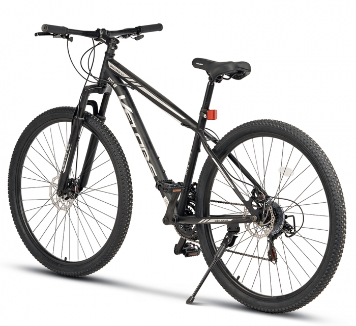﻿﻿Bicicleta MTB-HT 29" VELORS Challenge 2.9, cadru otel 18", manete secventiale, frane disc, 21 viteze, negru/gri [3]