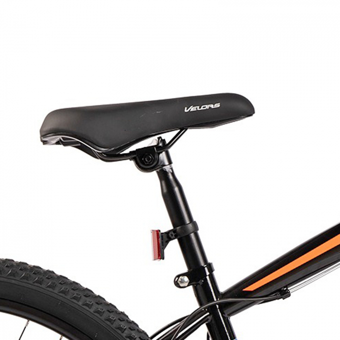 Bicicleta MTB-HT 26" VELORS Challenge 2.6, cadru otel 17", manete secventiale, frane disc, 21 viteze, negru/portocaliu [10]