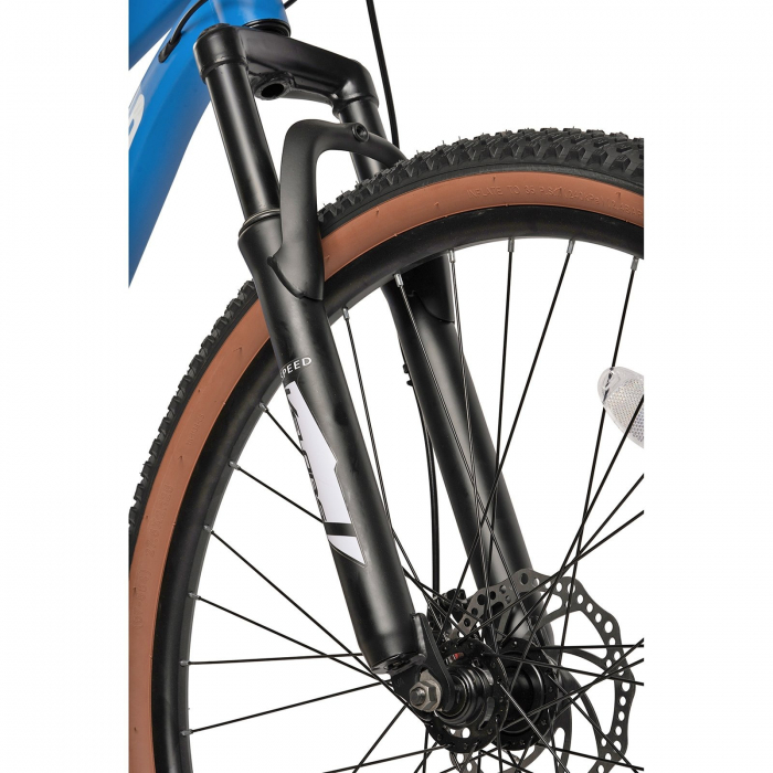 Bicicleta MTB-HT 27.5" VELORS Genius 2.7, cadru otel 18", frane disc, manete secventiale, 21 viteze, albastru/alb [4]