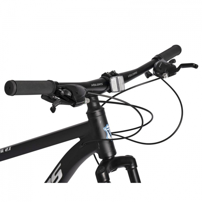 Bicicleta MTB-HT 27.5" VELORS Power 2.7, cadru aluminiu 17", jante magneziu, manete secventiale, frane disc, 21 viteze, negru/albastru [5]