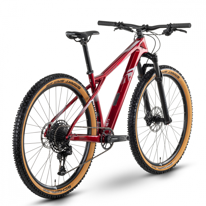 Bicicleta MTB-HT 29" RAYMON HardRay 7.0, cadru carbon 18.5", manete secventiale, frane hidraulice, 12 viteze, rosu [3]