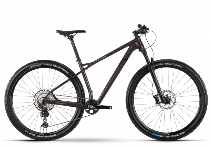 Bicicleta MTB-HT 29" RAYMON HardRay 8.0, cadru carbon 18.5", manete secventiale, frane hidraulice, 12 viteze, negru [2]